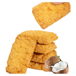 黄油椰子酥曲奇饼干咸蛋黄椰蓉咖啡休闲零食早餐面包干小批发整箱
