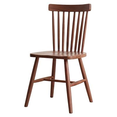 源氏木语樱桃木餐厅靠背餐椅
