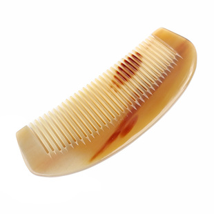 天然牦牛角梳子官方正品檀木男士女士长发专用静电家用按摩梳防纯