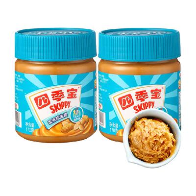 四季宝细腻柔滑花生酱170g×2瓶