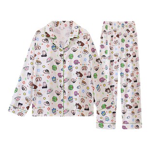 家居服夏季女士小西装外套西服上衣宽松雪纺休闲薄款2025睡衣