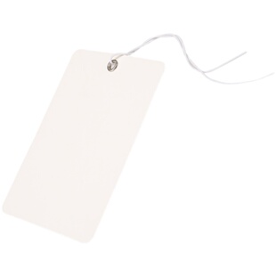 空白吊牌标签手写记录鸡眼铁扣加固铁丝挂牌白色工厂登记挂卡现货