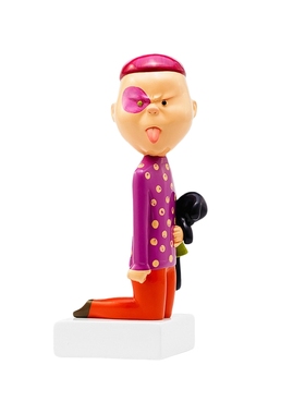 艺术风不是梦绿娃幽默雕塑摆件