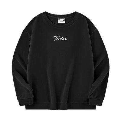 乔丹运动卫衣女圆领加绒保暖