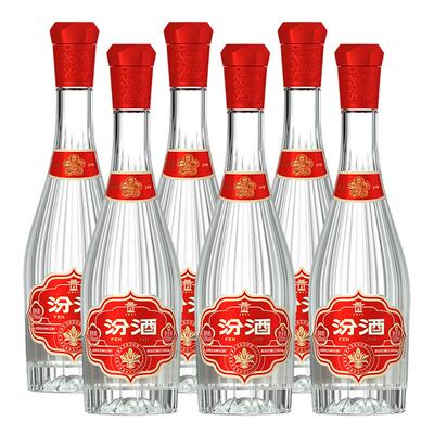 汾酒53度献礼版玻汾500ml*6白酒