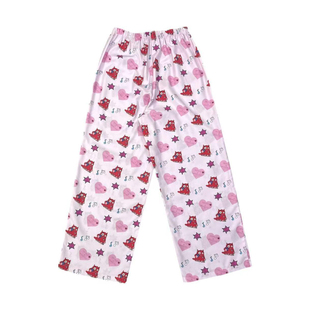 Bronze Lucia小怪兽联名 居家服长裤高腰休闲裤宽松舒适夏季新款