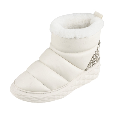 JimmyChoo毛绒休闲雪地靴女士