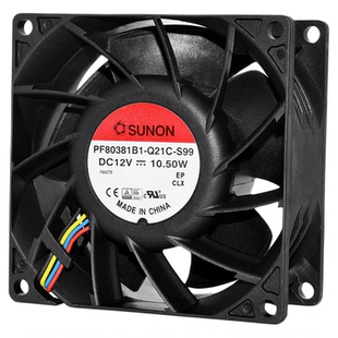 8038建准12V 10.5W大风量机箱电源8CM散热风扇PF80381B1-Q21C-S99