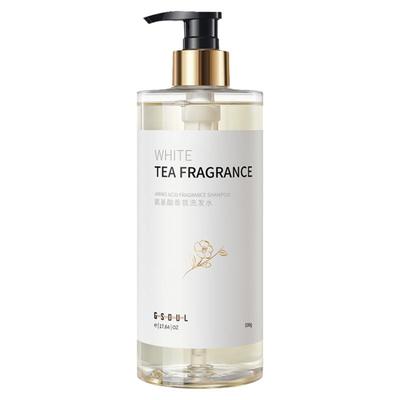 古势无硅油洗发水白茶香氛持久留香控油蓬松柔顺去屑氨基酸洗头膏
