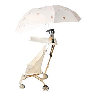 适用于丸丫口袋推车遮阳伞小虎子配件雨伞支架婴儿车遮阳棚bb防晒