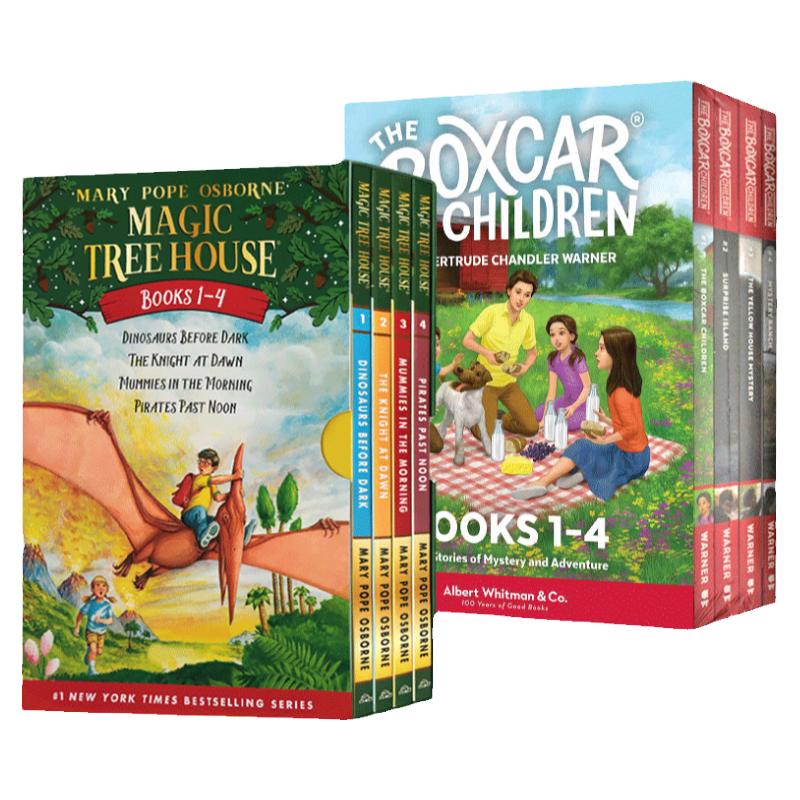 神奇树屋1-4册棚车少年1-4册