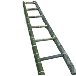 毛竹梯子幼儿园楼梯人字梯电力工程装潢装饰竹梯户外攀爬阁楼直梯