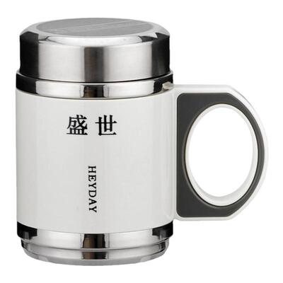 顺发盛世双层真空保温保冷办公杯