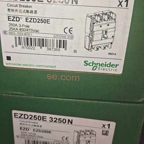 议价（可议价）施耐德断路器EZD250E 3250N 250A 原装全新正