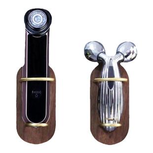 实木美容仪收纳架免打孔雅萌脸部按摩仪墙上洗脸仪挂架refa置物架