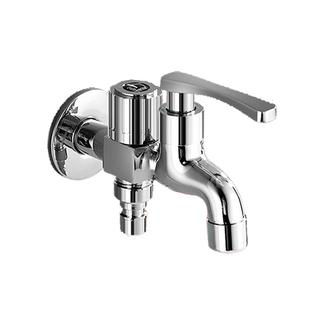 潜水艇水龙头LS2 双用两用龙头 洗衣机拖把池共用 单冷 双开关