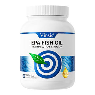 Vinsic文斯可深海鱼油小蓝心99%EPA高纯浓度Omega3血脂成人心血管