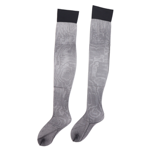 花木妍0D超薄高透宽罗口长筒袜性感黑丝袜女隐形丝滑高筒过膝袜夏