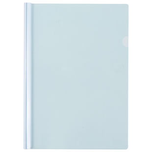 得力觅光系列学生抽杆夹A4试卷夹高透明马卡龙文件夹拉杆彩色资料夹大容量包书皮夹子小初高中收纳册学习插页