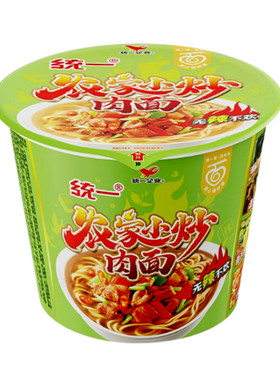 统一方便面农家小炒肉面