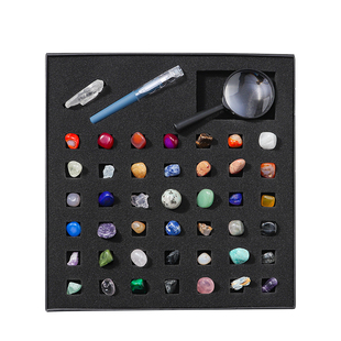 天然水晶矿石标本原石玛瑙岩石头矿物宝石孩子雨花石儿童科普礼物