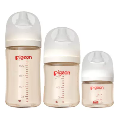 自然实感奶瓶贝亲PPSU宽口径