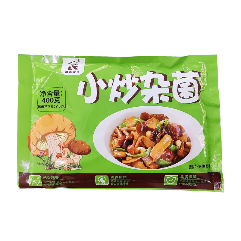小炒杂菌400g什锦菇盐渍菌菇饭店