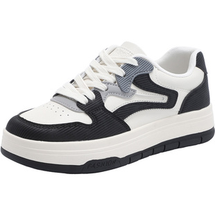 大东官方厚底板鞋女款2026新款春季轻便鞋子女鞋百搭不累脚休闲鞋