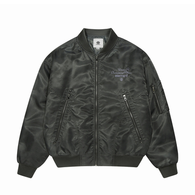 美国ELEMENT滑板&NT系列飞行夹克男美式棒球服水洗做旧夹棉外套潮