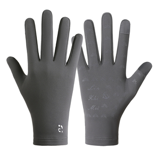 骑行开车手套男薄款女春秋户外防寒保暖加绒防风触屏防滑外卖骑手