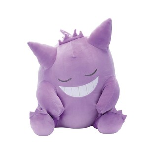 日本宝可梦神奇宝贝周边正版耿鬼超大号公仔玩偶抱枕娃娃毛绒玩具