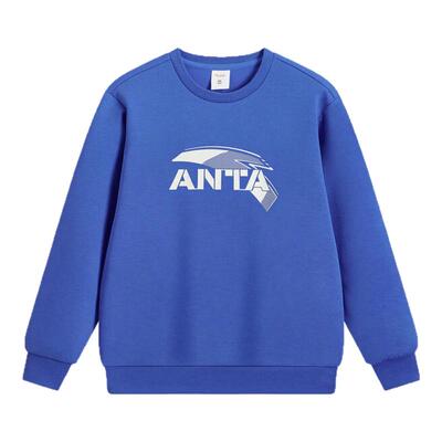 安踏儿童时尚套装春季卫衣卫裤童装两件套2026男大童宽松运动服