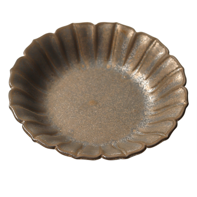 家用复古葵花壶承陶瓷干泡台