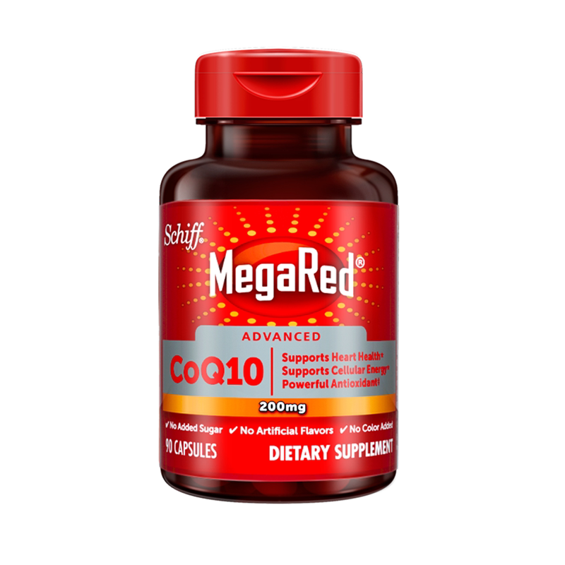 【自营】MegaRed脉拓美国进口高含量辅酶q10软胶囊迈拓护心脏90粒