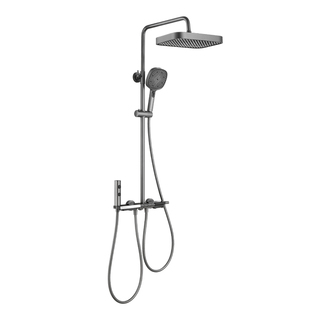 东鹏卫浴全铜主体增压花洒家用淋浴套装数显钢琴键四功能