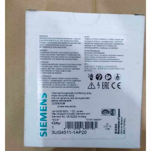 询价-相序继电器3UG4511-1AP20  3UG45