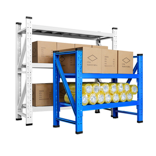 仓储货架置物架多层家用快递架自由组合铁架子三层展示架商用二层