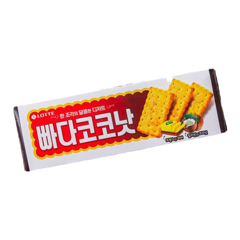 韩国进口Lotte乐天椰奶饼干