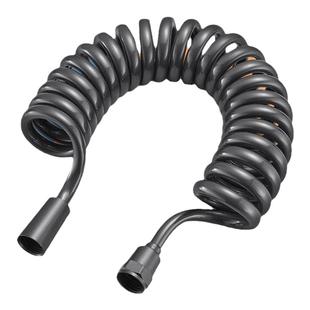 马桶喷枪软管花洒伸缩弹簧管通用淋浴配件大全电话线连接头水管子