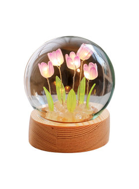 郁金香小夜灯生日礼物手工diy