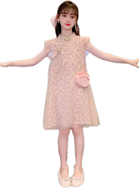 2026女童夏季洋气连衣裙连衣裙