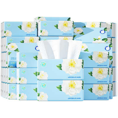 聪妈大包山茶抽纸480张纸巾整箱家用实惠餐巾纸亲肤卫生纸柔韧zd