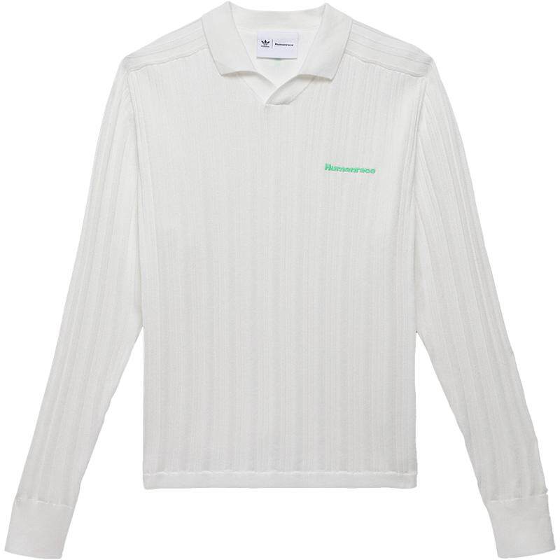 Adidas/阿迪达斯正品菲董联名男女同款刺绣徽标长袖T恤HZ8138