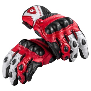 外星怪驭风摩托车手套冬季骑行真皮保暖机车装备男CE认证夏季透气
