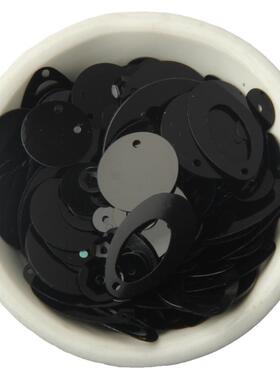 pvc黑色亮片diy手工材料