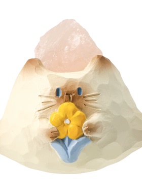 工位水晶萌猫解压治愈舒缓疲惫感