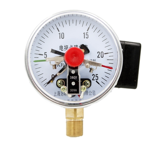 包邮电接点膜盒压力表YEX-100微压千帕表负压表低压开关定制24V