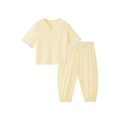 babycare莫代尔短袖长裤套装