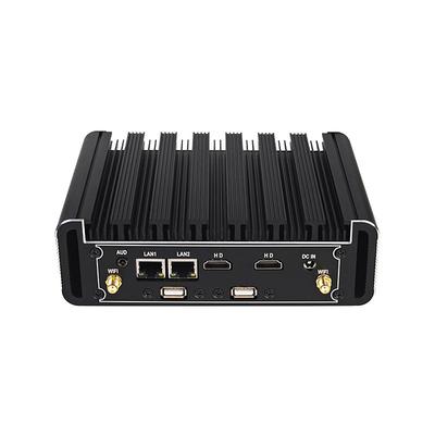 双网口双串口嵌入式全铝工控机