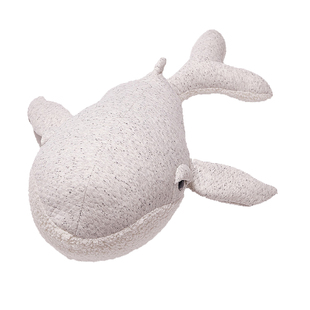 ins毛绒抱枕庄周的鲲抱枕海豚公仔儿童女朋友生日礼物睡觉玩具偶